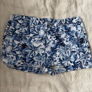 H&M Blue Pattern Shorts